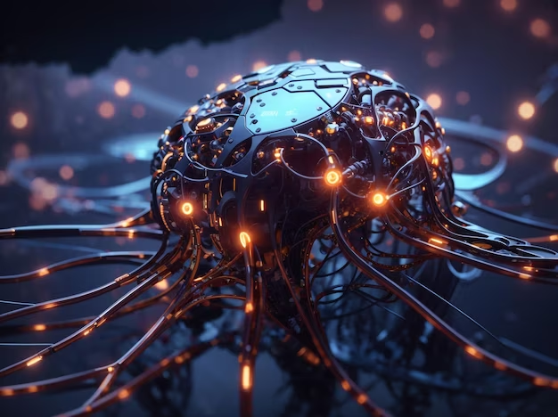 Concept de Cerveau IA